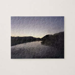 Puzzle Niebla matutina en el río Jackson en Grand Teton