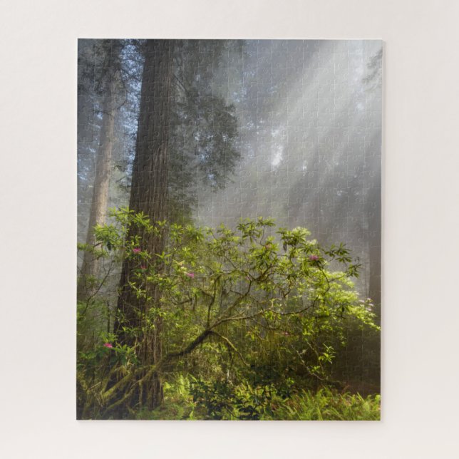 Puzzle Niebla matutina en Rhododendron (Vertical)