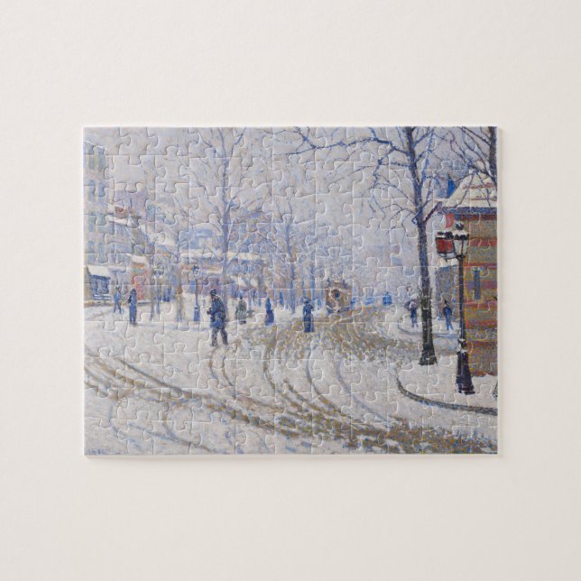 Puzzle Nieve, Boulevard de Clichy, París, 1886 (Horizontal)