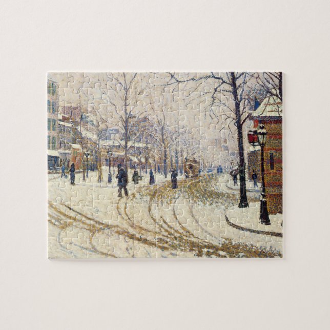 Puzzle Nieve, Boulevard de Clichy, París de Paul Signac (Horizontal)