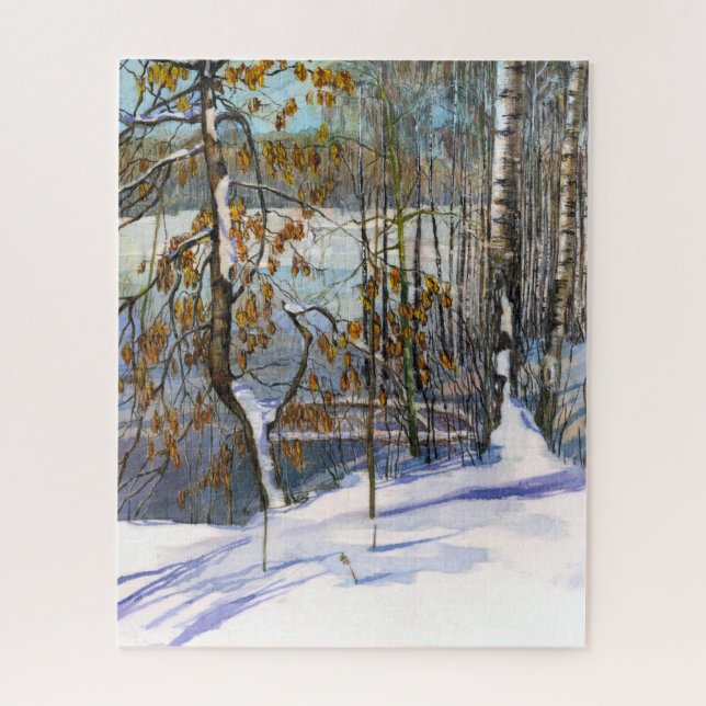 Puzzle Nieve caída Watercolor (Vertical)