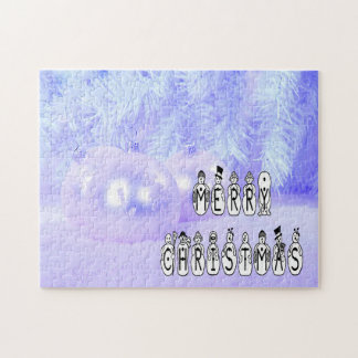 Puzzle Nieve de navidad amarga fuente de gente, Nieve de 