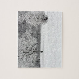 Puzzle Nieve en el parque