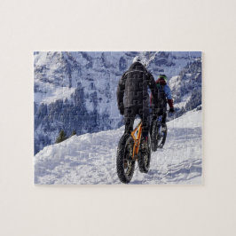 Puzzle Nieve Fatbikes Mountain Bicicletas Ciclismo