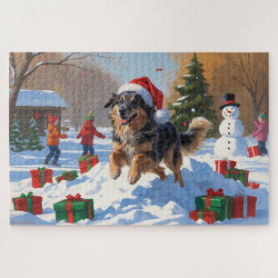 Puzzle Nieve festiva de Navidades pastores de Anatolia