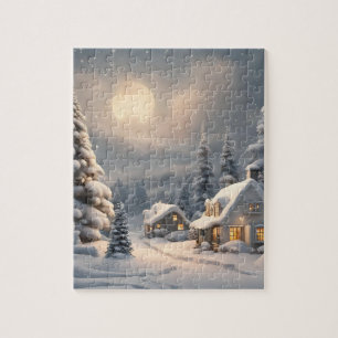 Puzzle Nieve navidad