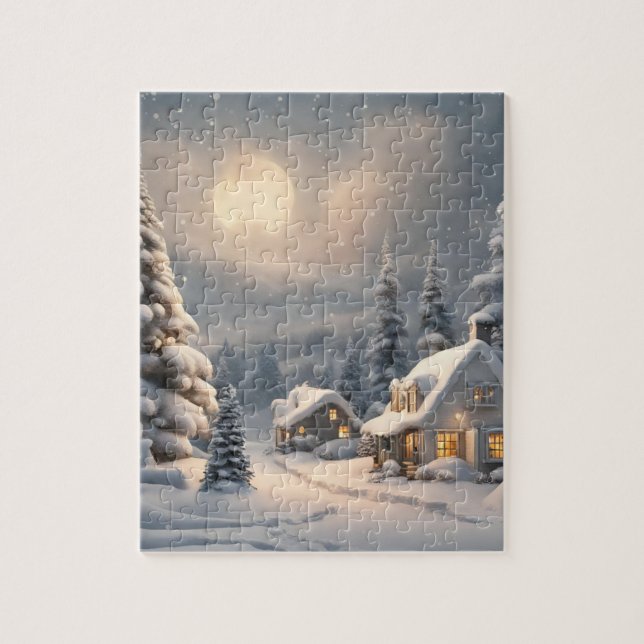 Puzzle Nieve navidad (Vertical)
