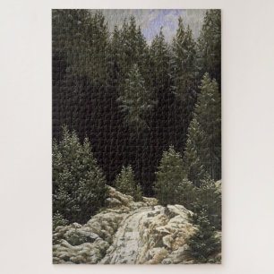 Puzzle Nieve temprana (1828) - Caspar David Friedrich