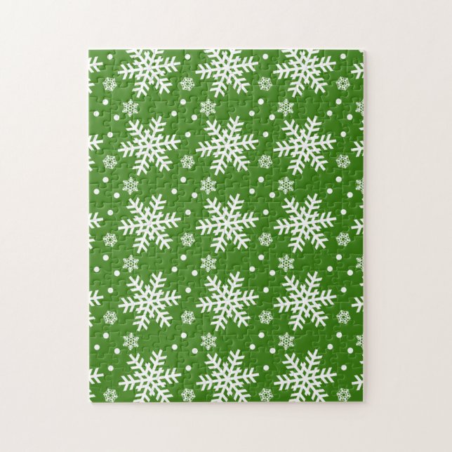 Puzzle Nieve y copos de nieve (Vertical)