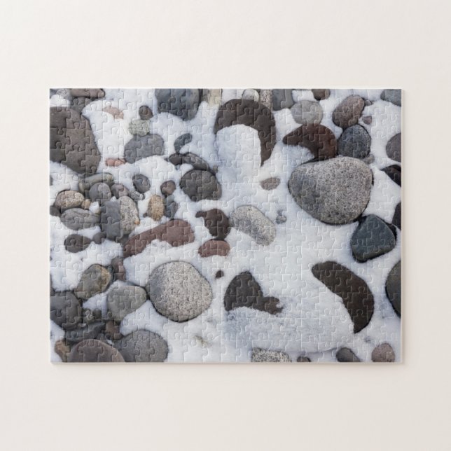 Puzzle Nieve y rocas, parque nacional Mt. Rainier 2 (Horizontal)