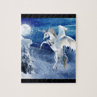 Puzzle Nieves coas alas Tir'Rielle del caballo de la luna