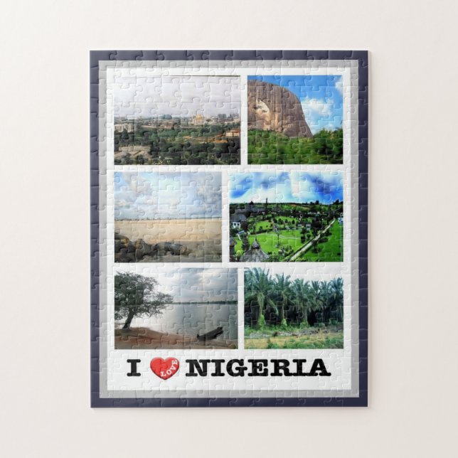 Puzzle Nigeria - Amo - (Vertical)
