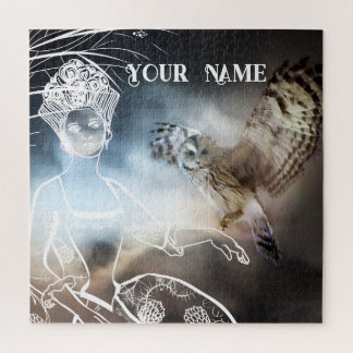 Puzzle Night Owl and Lady