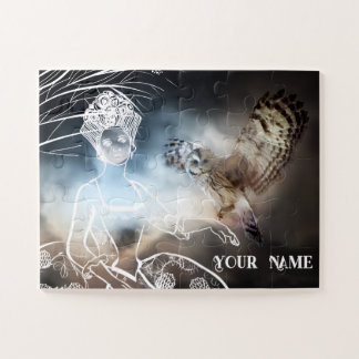 Puzzle Night Owl and Lady