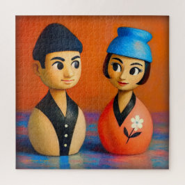 PUZZLE NIKO Y HANA PUZZLE. 20 X 20 PULGADAS.