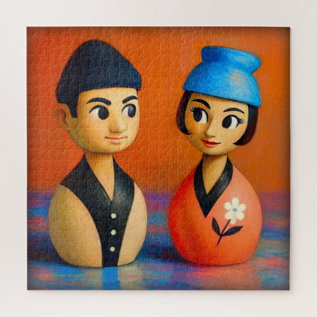 PUZZLE NIKO Y HANA PUZZLE. 20 X 20 PULGADAS. (Vertical)