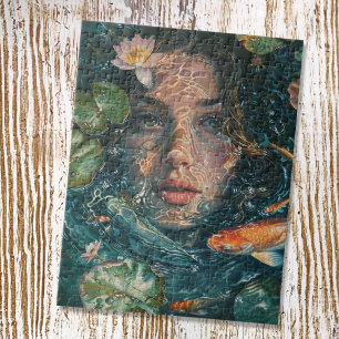 Puzzle Niña bajo el agua