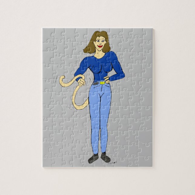 Puzzle niña con cola  (Vertical)