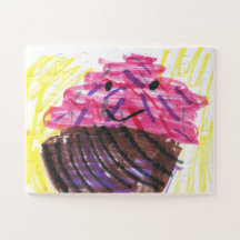 Niña de Cupcake de Arcoíris Arte Magia 