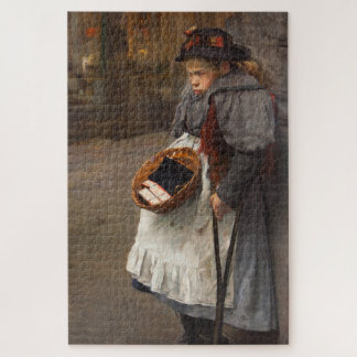 Puzzle Niña de las cerillas Pobre granuja callejera Pobre