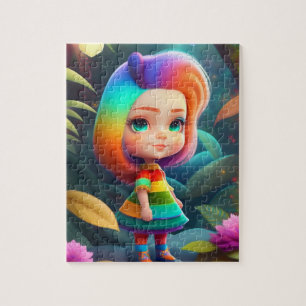 Puzzle Niña Elfa Pequeña y Linda