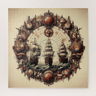 Puzzle Nina - Pinta - Santa María - Cristóbal Colón