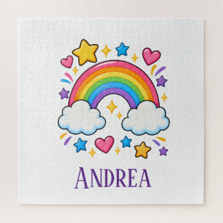 Puzzle Niñas Nombre de Dibujos Animados Arcoiris Capricho