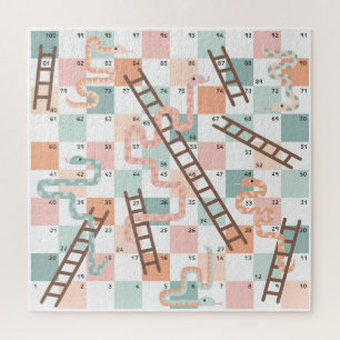 Puzzle Niñas y niños en juegos de mesa