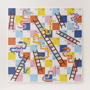 Puzzle Niñas y niños en juegos de mesa