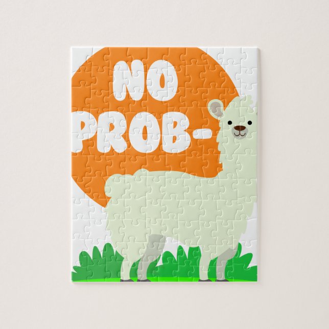 Puzzle Ninguna Prob-Llama - la ninguna llama del problema (Vertical)