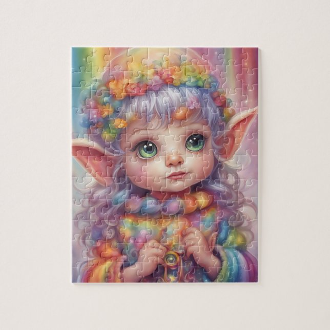 Puzzle Niñita elfo (Vertical)
