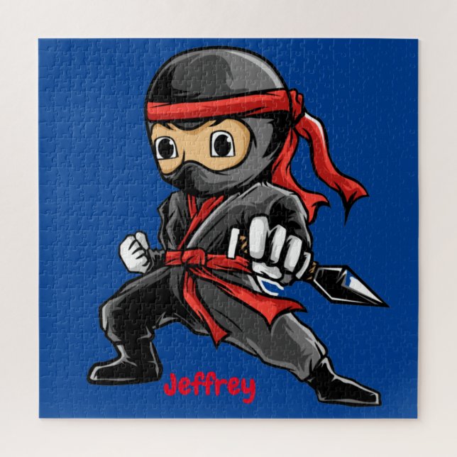 Puzzle Ninja personalizado (Vertical)