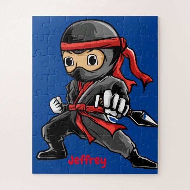 Puzzle Ninja personalizado (Vertical)