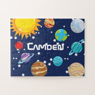 Puzzle Niño de la Sistema Solar personalizado
