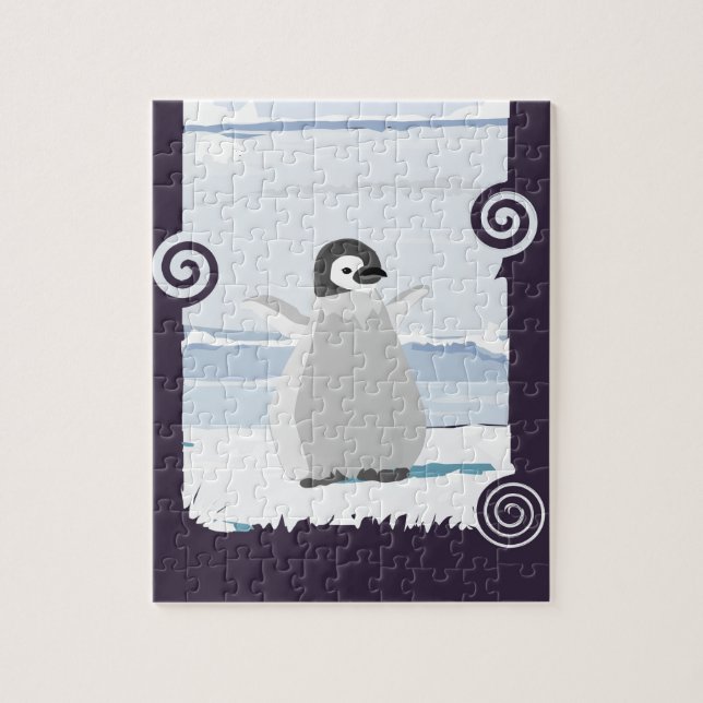 Puzzle Niño del pingüino (Vertical)