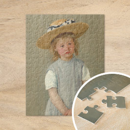 Puzzle Niño en Gorra de paja | Mary Cassatt