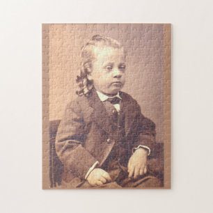 Puzzle Niño victoriano de desafortunado estilo de cabello