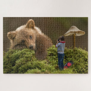 Puzzle Niño y oso