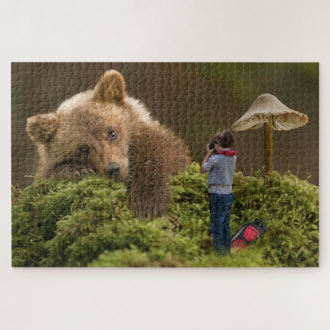 Puzzle Niño y oso (Horizontal)