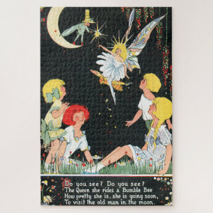 Puzzle Niños antiguos con la Reina de las Hadas
