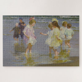 Puzzle Niños dando un paseo por la playa (por E.H. Pottha
