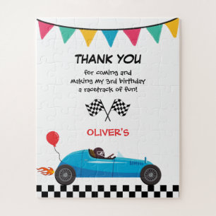 Puzzle Niños de Carrera de Coche Fiesta de Cumpleaños Gra