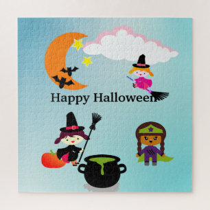 Puzzle Niños de Halloween
