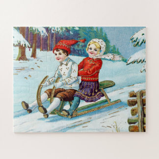 Puzzle Niños de Navidad ventilado condujeron al paciente 