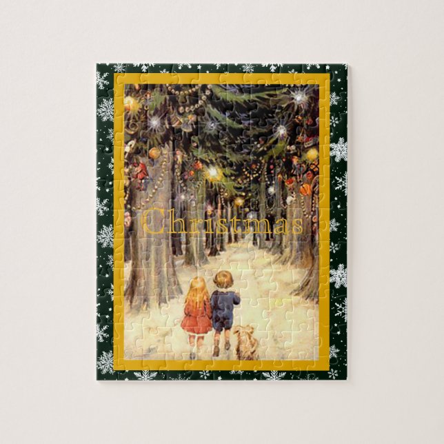 Puzzle Niños en Lane Navidades (Vertical)