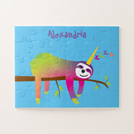 Puzzle Niños eslófilos durmientes personalizados