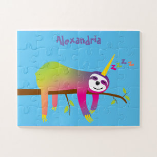 Puzzle Niños eslófilos durmientes personalizados