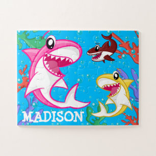 Puzzle Niños marinos marinos de tiburón animal