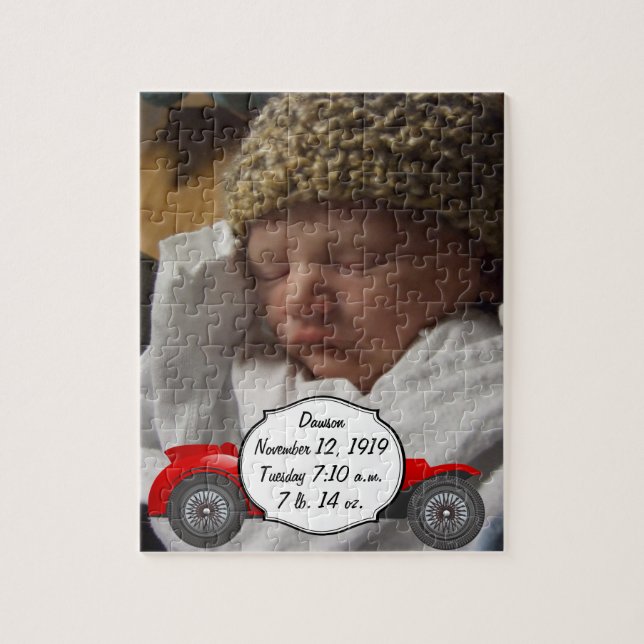 Puzzle Niños Nursery Clásicos Regalos de coches Sweet Red (Vertical)