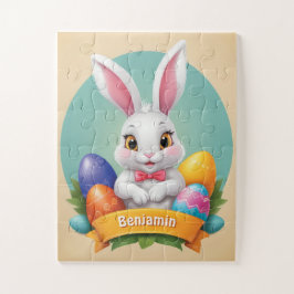 Puzzle Niños personalizados de Conejo de Pascua